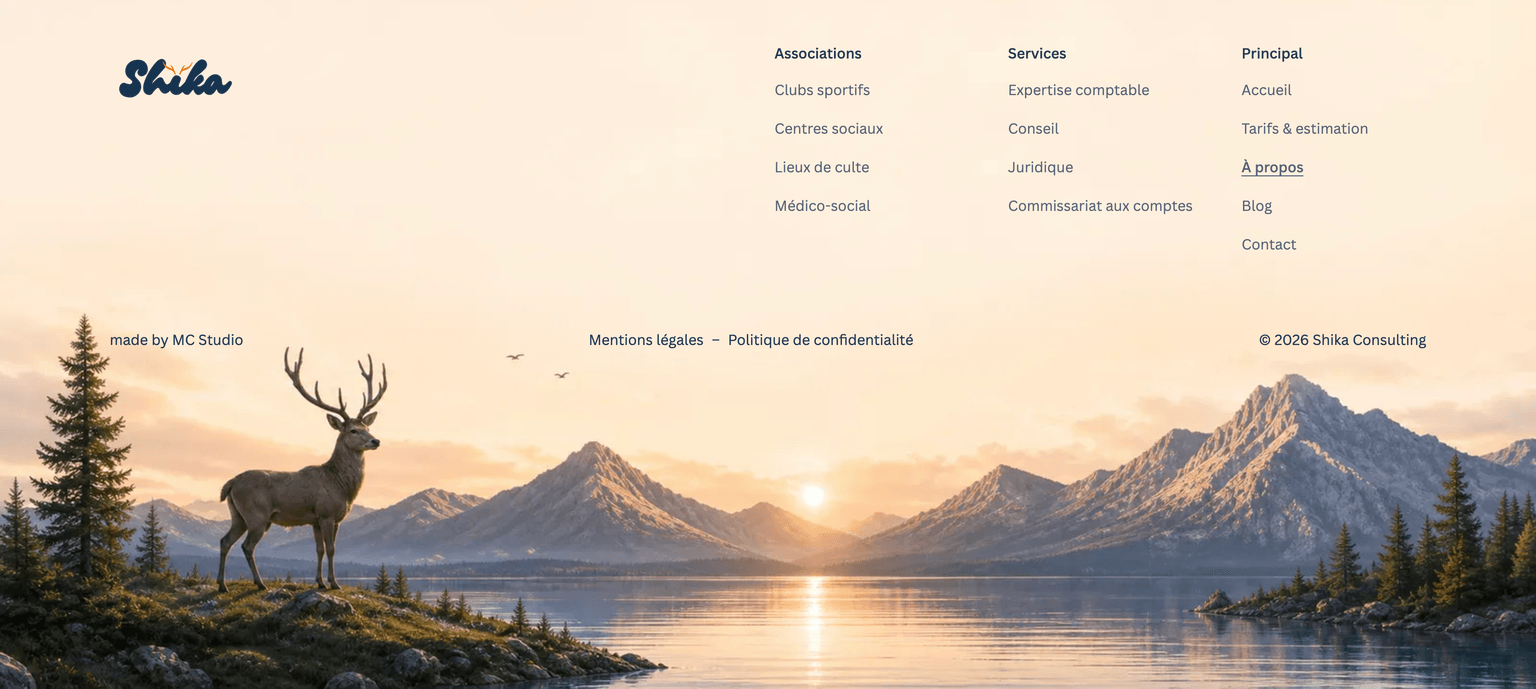 Shika Consulting — footer